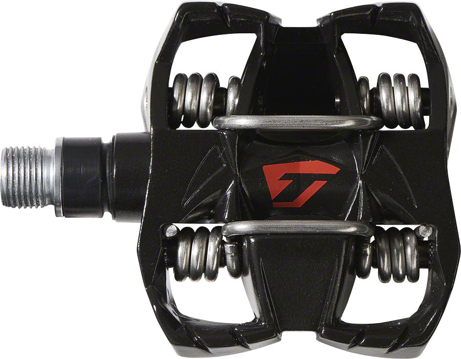Time ATAC DH 4 Pedals - Dual Sided Clipless Platform Aluminum 9/16" BLK/Red-Goodwynn'sGoodwynn's