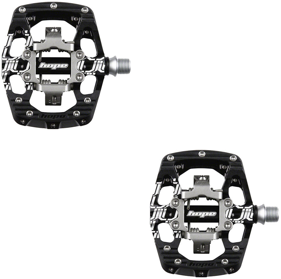 Hope Union GC Pedals - Dual Sided Clipless with Platform 9/16" Black-Goodwynn'sGoodwynn's