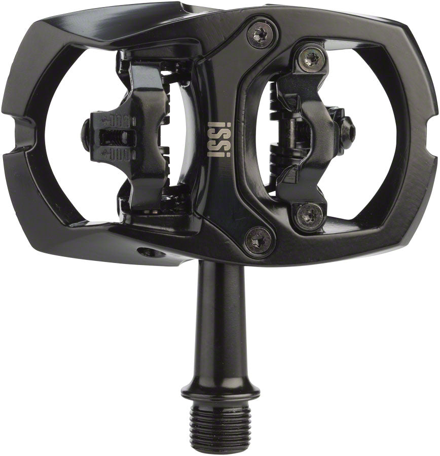 iSSi Trail II Pedals - Dual Sided Clipless Platform Aluminum 9/16" BLK +6-Goodwynn'sGoodwynn's