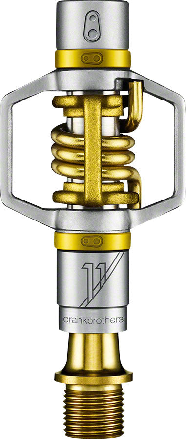 Crank Brothers Egg Beater 11 Pedals - Dual Sided Clipless Titanium  9/16" Gold-Goodwynn'sGoodwynn's