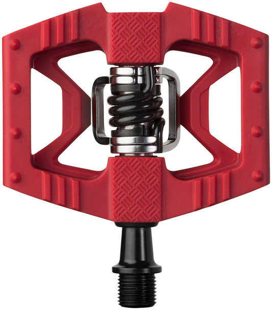 Crank Brothers Double Shot 1 Pedals - Dual Sided Clipless Platform Composite 9/16" Red