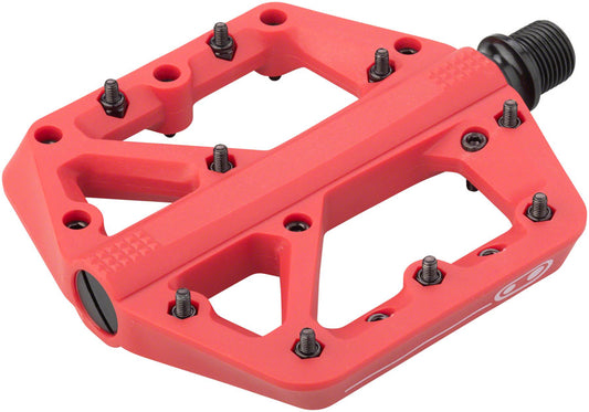Crank Brothers Stamp 1 Pedals - Platform Composite 9/16" Red Small