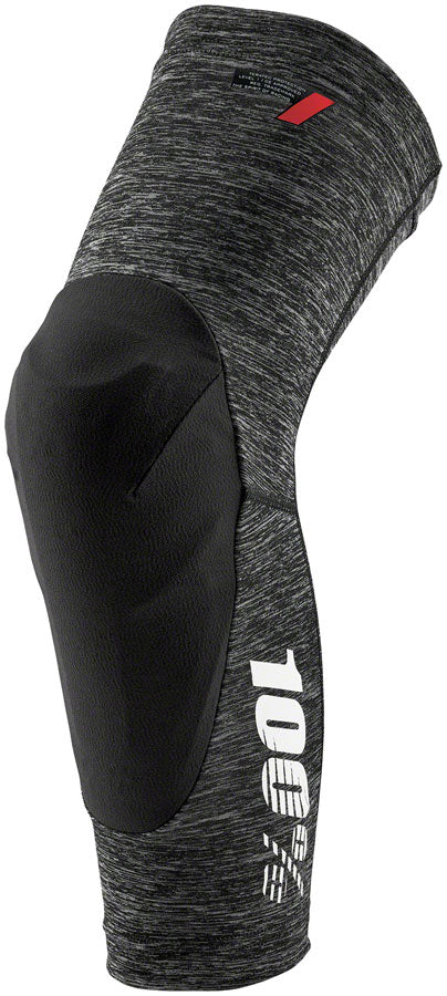 100% Teratec Knee Guards - Gray/Black Large-Goodwynn'sGoodwynn's