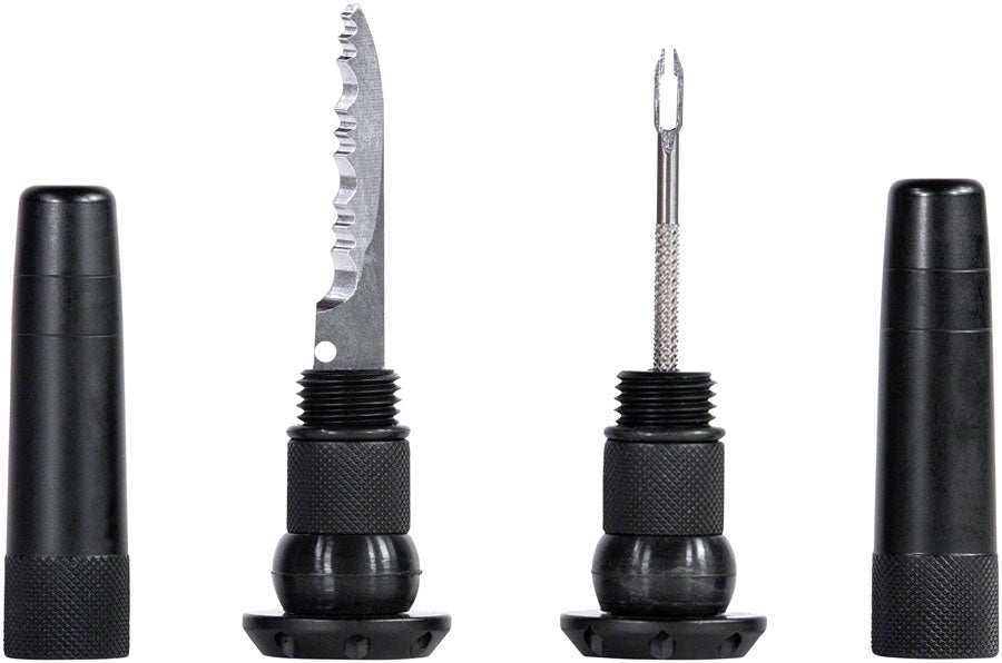 Muc-Off Stealth Tubeless Puncture Plugs Tire Repair Kit - Bar-End Mount BLK Pair-Goodwynn'sGoodwynn's