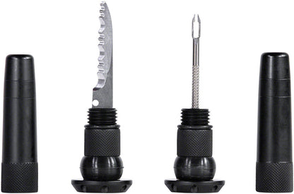 Muc-Off Stealth Tubeless Puncture Plugs Tire Repair Kit - Bar-End Mount BLK Pair