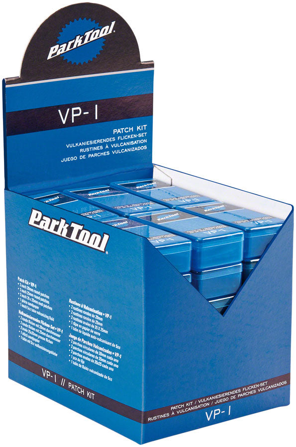 Park Tool Vulcanizing Patch Kit: Display Box with 36 Individual Kits-Goodwynn'sGoodwynn's