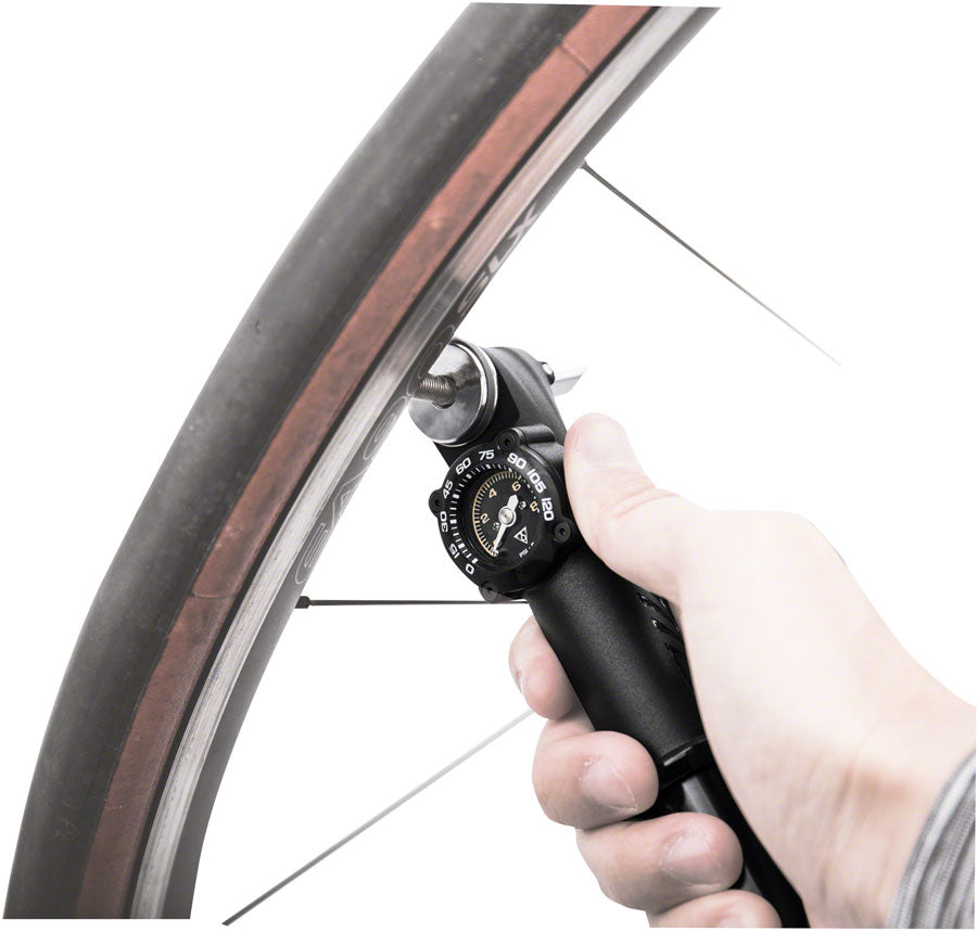 Topeak Road DA G Mini Pump - 120psi With Gauge Presta only Black-Goodwynn'sGoodwynn's