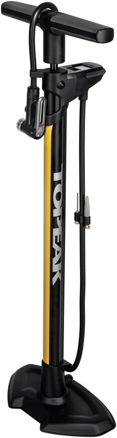 Topeak JoeBlow Pro Digital Floor Pump - 200psi / 13.8bar Digital Gauge SmartHead DX3 Air Release Button BLK/YLW-Goodwynn'sGoodwynn's