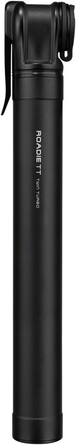 Topeak Roadie TT Mini Pump - 160psi Twin Turbo 195mm Black-Goodwynn'sGoodwynn's