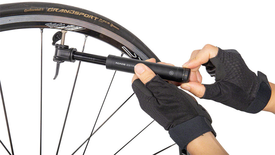 Topeak Roadie Mini Pump - 2Stage 160psi Black-Goodwynn'sGoodwynn's