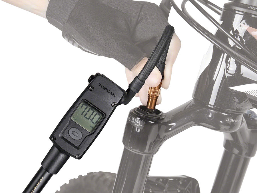 Topeak Pocket Shock Digital Shock Pump - 300psi-Goodwynn'sGoodwynn's