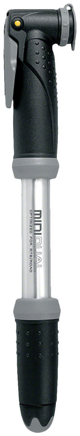 Topeak Mini Dual Mini Pump - 140psi Silver/Black-Goodwynn'sGoodwynn's