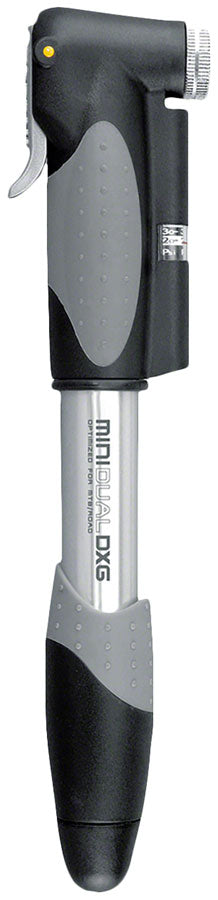 Topeak Mini Dual DXG Mini Pump- 140psi With Gauge Silver/Black-Goodwynn'sGoodwynn's
