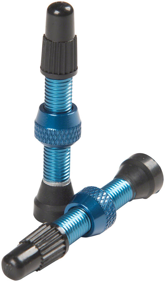 Stans NoTubes Alloy Valve Stems - 35mm Pair Blue-Goodwynn'sGoodwynn's