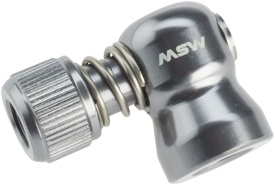 MSW Windstream Push 100 Inflator Head Silver-Goodwynn'sGoodwynn's