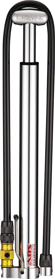 Lezyne Micro Floor Drive HV- High Volume Frame Pump Silver-Goodwynn's