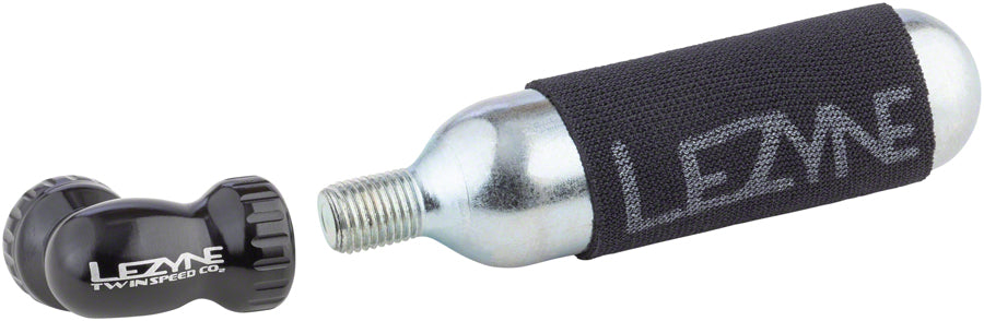 Lezyne Twin Speed Drive CO2 Inflator with 16g Cartridge Black-Goodwynn'sGoodwynn's