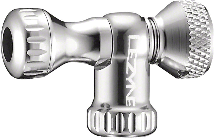 Lezyne Control Drive Co2 Slip fit head only Silver-Goodwynn'sGoodwynn's