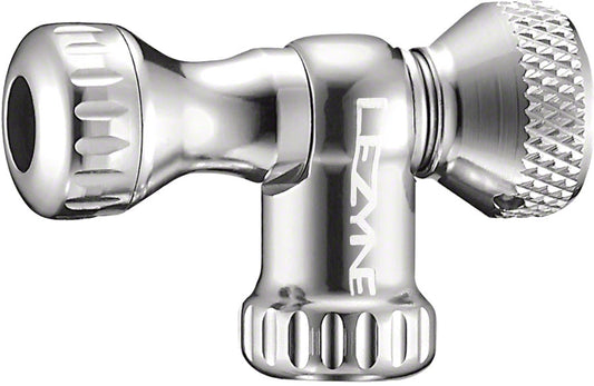 Lezyne Control Drive Co2 Slip fit head only Silver-Goodwynn's