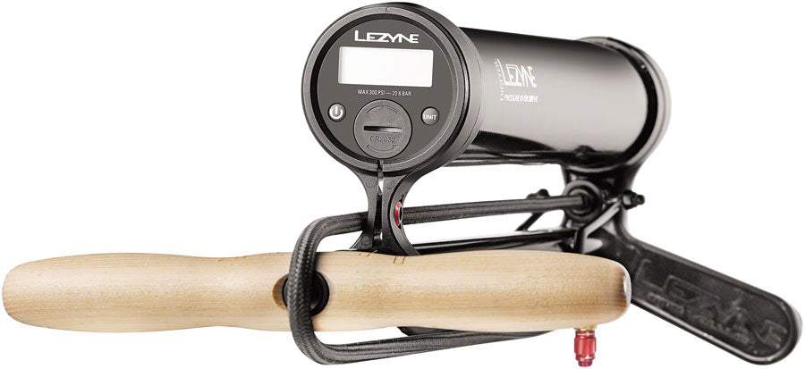 Lezyne Digital Pressure Over Drive: ABS-1 Chuck Black-Goodwynn'sGoodwynn's