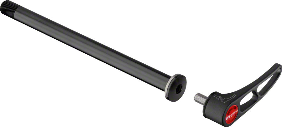 DT Swiss RWS MTB Rear Thru Axle - 12 x 142mm Overall Length 167.7mm M12 x 1.0mm Thread Pitch Flat Washer Plug-in Lever-Goodwynn'sGoodwynn's