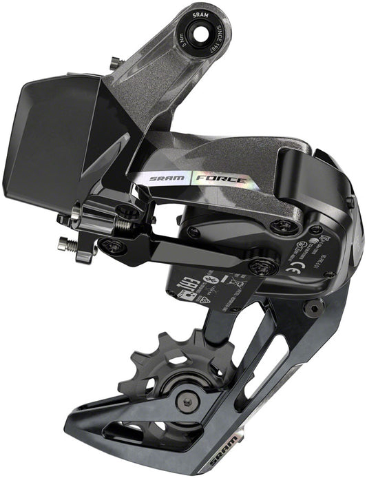 SRAM Force XPLR AXS eTap Rear Derailleur - 12-Speed Medium Cage 44t Max Battery Not Included Iridescent Gray D2-Goodwynn's