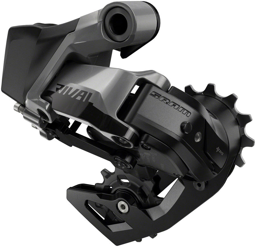 SRAM Rival eTap AXS Rear Derailleur - 12-Speed Medium Cage Battery Sold Separately BLK D1-Goodwynn'sGoodwynn's