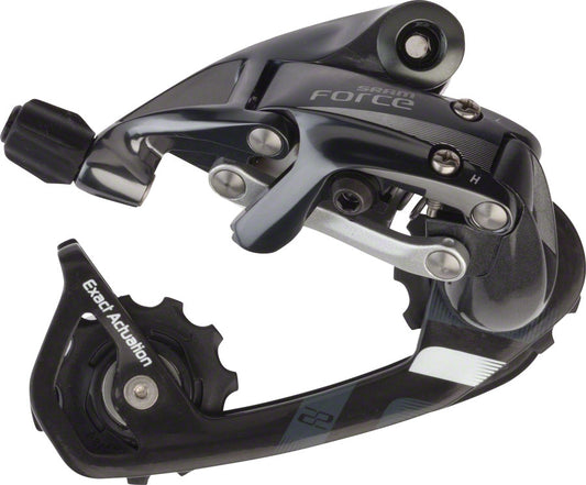 SRAM Force 22 WiFli Rear Derailleur - 11 Speed Medium Cage Black-Goodwynn's