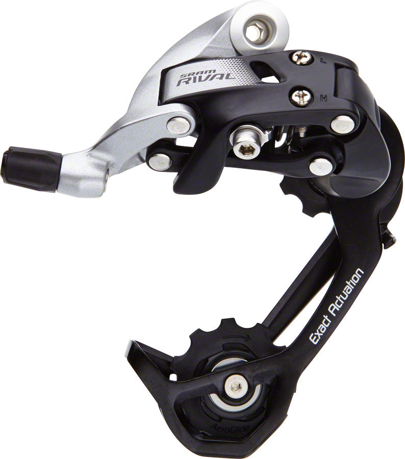 SRAM Rival 22 WiFli Rear Derailleur - 11 Speed Medium Cage Black/Silver-Goodwynn'sGoodwynn's