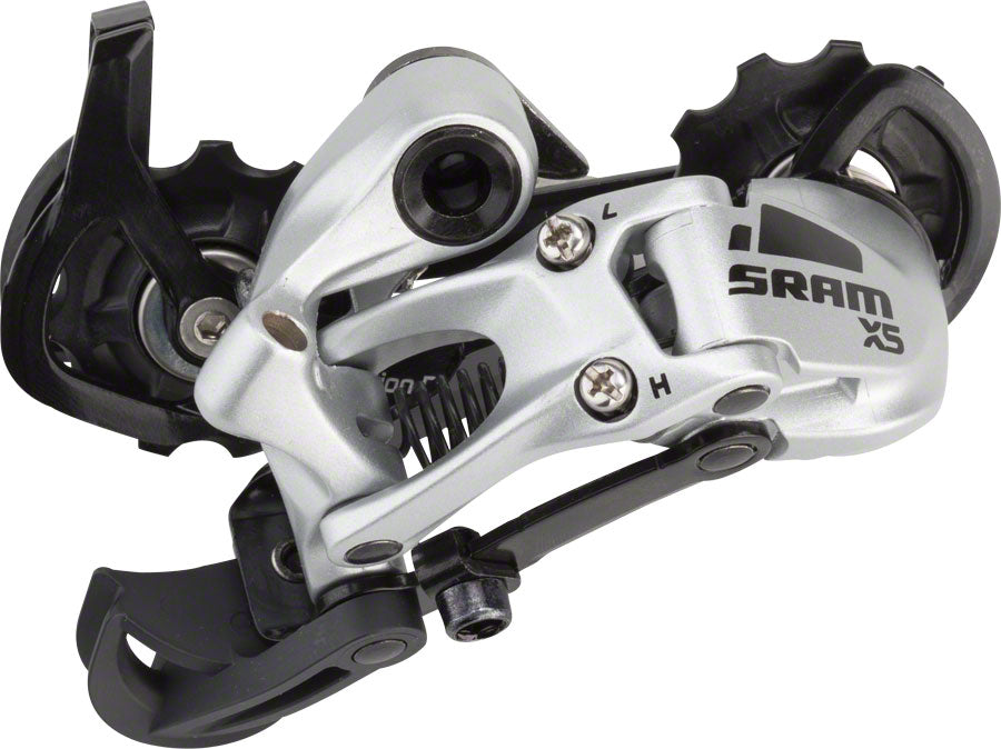 SRAM X5 Rear Derailleur - 9 Speed Medium Cage Silver-Goodwynn'sGoodwynn's