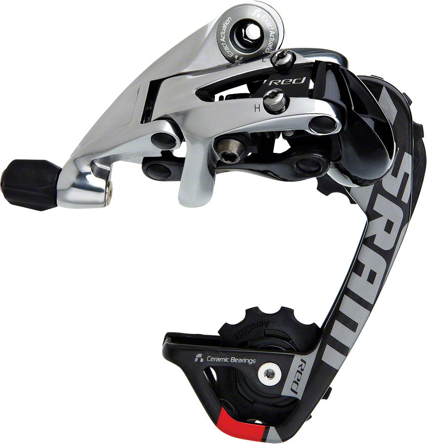 SRAM Red WiFli Rear Derailleur - 10 Speed Medium Cage Black/Silver-Goodwynn'sGoodwynn's