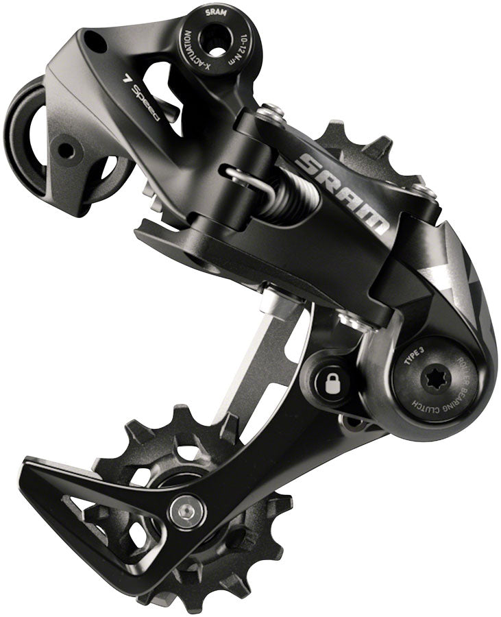 SRAM X01 DH Rear Derailleur - 7-Speed Medium Cage Black with Clutch A3-Goodwynn'sGoodwynn's