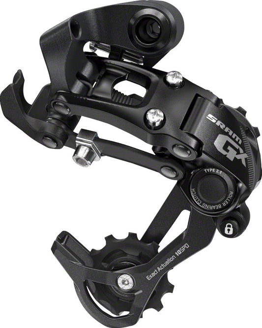 SRAM GX Rear Derailleur - 10 Speed Medium Cage Black-Goodwynn's