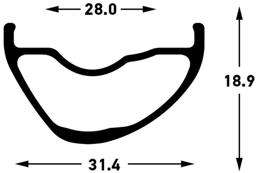 Stans NoTubes Arch MK4 Rim - 29 Disc Black 32H