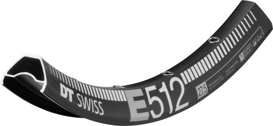 DT Swiss E 512 Rim - 27.5" Disc Black 28H-Goodwynn'sGoodwynn's