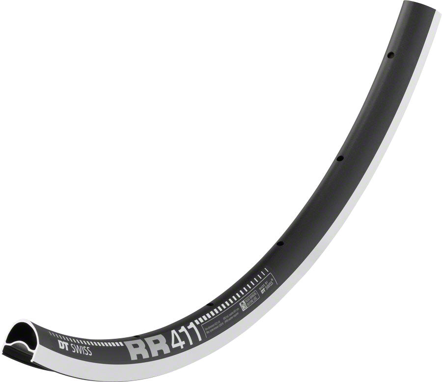 DT Swiss RR 411 Rim - 700 Rim Black 28H Asymmetric-Goodwynn'sGoodwynn's