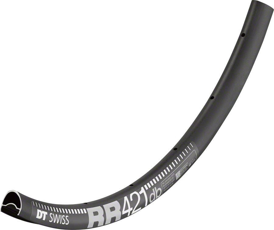 DT Swiss RR 421 Rim - 700 Disc Black 28H Asymmetric-Goodwynn'sGoodwynn's