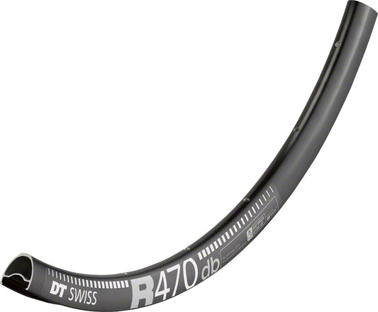 DT Swiss R 470 Rim - 700 Disc Black 32H