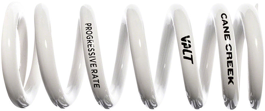 Cane Creek Progressive Rate VALT Lightweight Rear Shock Spring - 45mm x 400-488lbs White-Goodwynn'sGoodwynn's