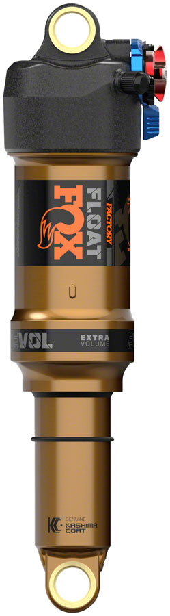 FOX Float Factory Rear Shock - Metric 210 x 50 mm EVOL LV 2-Position Adj 0.4 Spacer BLK/Kashima Coat-Goodwynn'sGoodwynn's