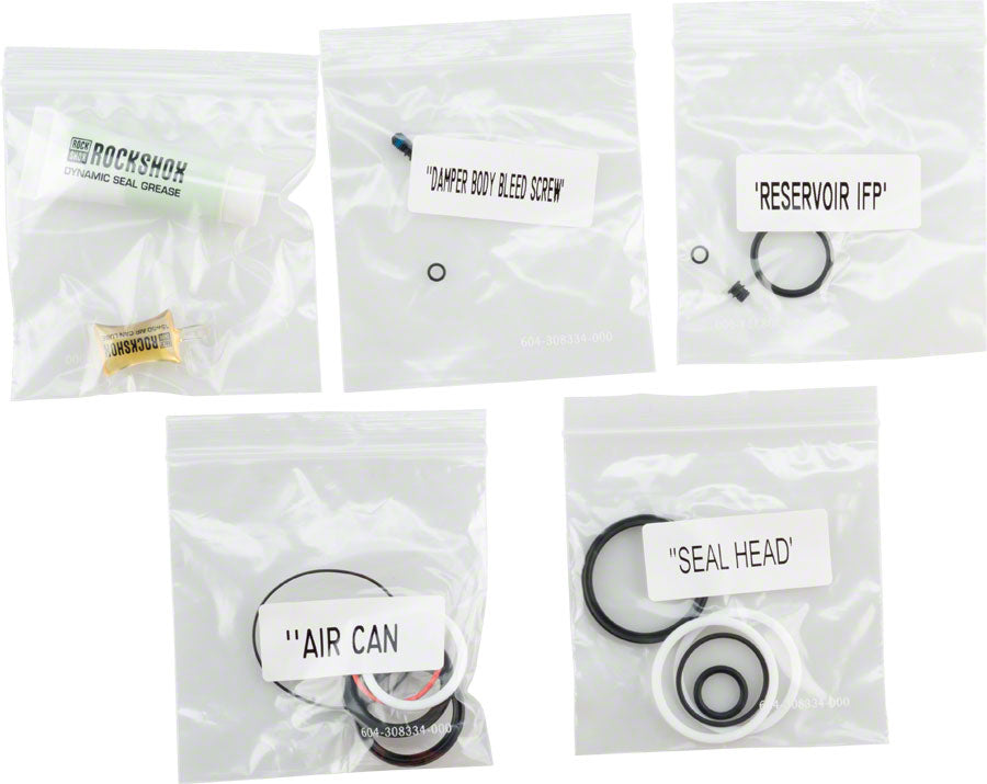 RockShox Rear Shock Service Kit - 200 Hour/1 Year Super Deluxe A1-B2 (2017+)-Goodwynn'sGoodwynn's