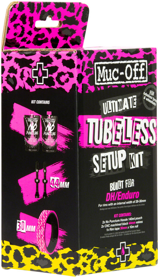 Muc-Off Ultimate Tubeless Kit - DH/Trail/Enduro 30mm Tape 44mm Valves-Goodwynn'sGoodwynn's