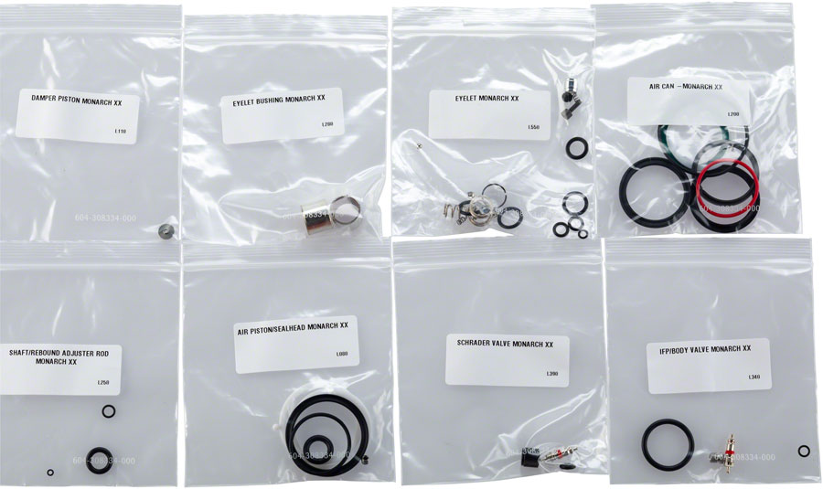RockShox Rear Shock Service Kit - Monarch XX (2012-13)-Goodwynn'sGoodwynn's