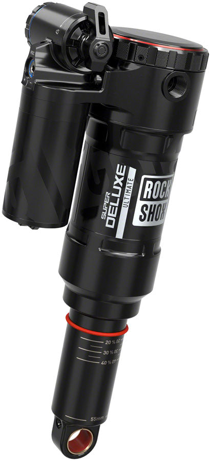 RockShox Super Deluxe Ultimate RC2T Rear Shock - 165 x 45mm LinearAir 2 Tokens Reb/Low Comp 320lb L/O Force Trunnion / Std C1-Goodwynn's