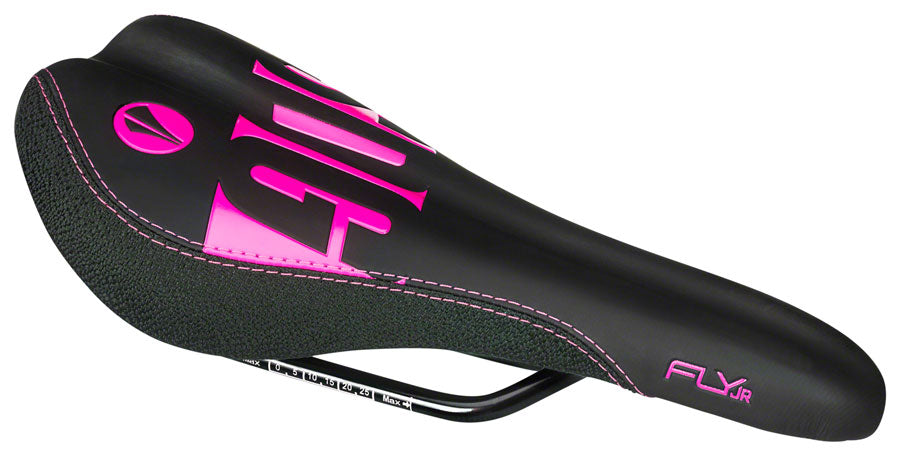 SDG Fly Jr Saddle Steel Rails - Blk/Pink-Goodwynn'sGoodwynn's
