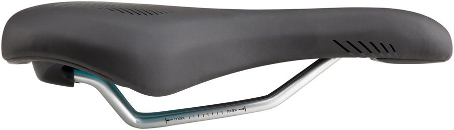 MSW SDL-173 Spin Fitness Saddle - Steel Black-Goodwynn'sGoodwynn's