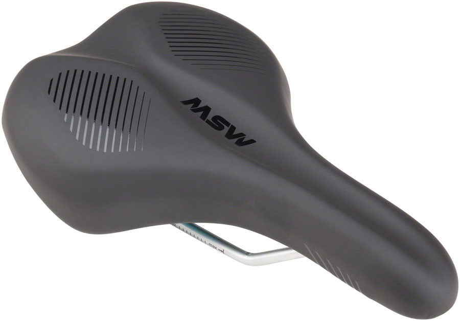 MSW SDL-173 Spin Fitness Saddle - Steel Black-Goodwynn'sGoodwynn's
