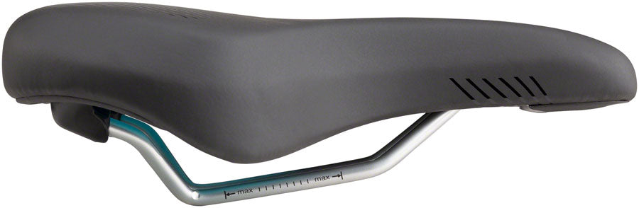 MSW SDL-192 Spin Fitness Saddle - Steel Black-Goodwynn'sGoodwynn's
