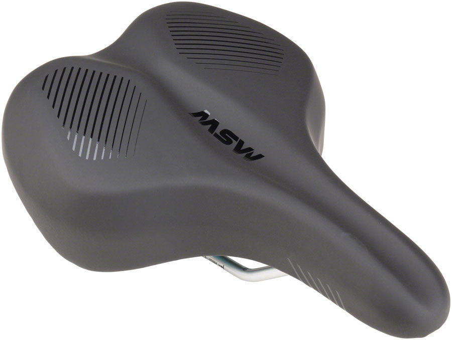 MSW SDL-192 Spin Fitness Saddle - Steel Black-Goodwynn'sGoodwynn's