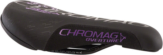Chromag Overture Saddle 243 x 136mm Unisex 279g Black/Purple